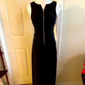Stunning Alexander Wang criss cross back dress with overskirt